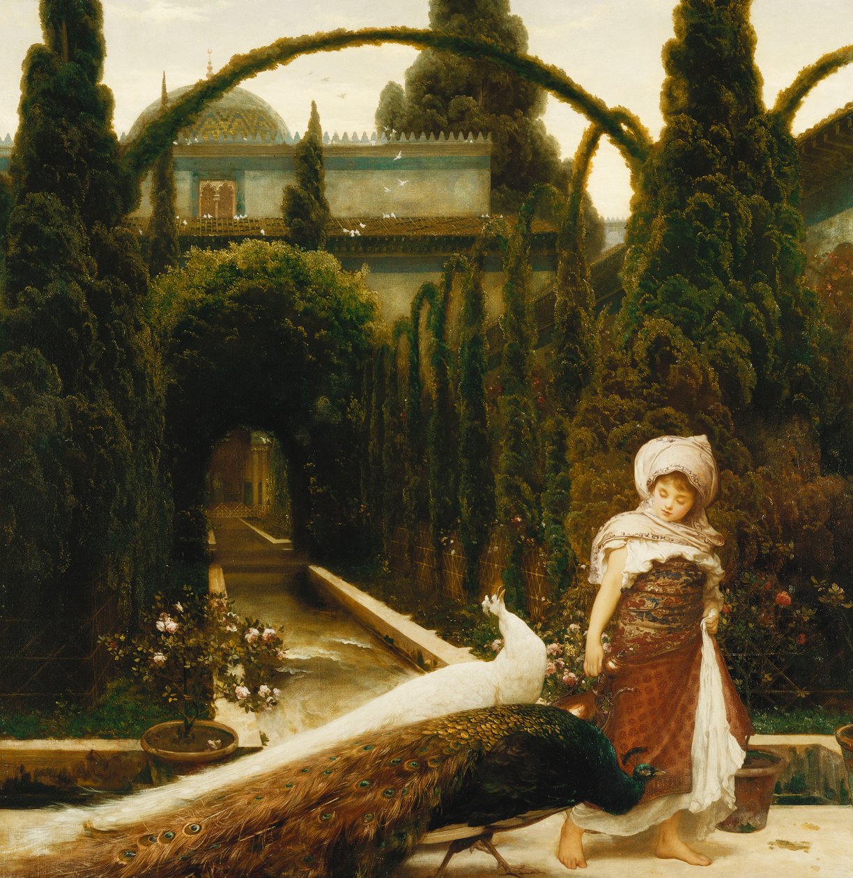 Ogród Maurów; Sen o Granadzie, 1874 autorstwa Frederic Leighton