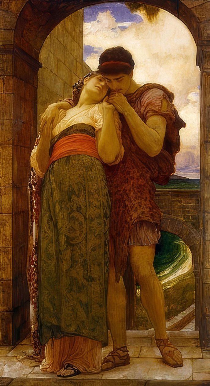 Ślubny. 1882 autorstwa Frederic Leighton
