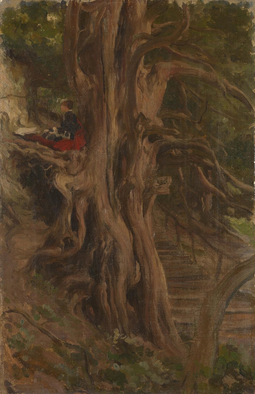 Drzewa w Cliveden autorstwa Frederic Leighton 1st Baron Leighton