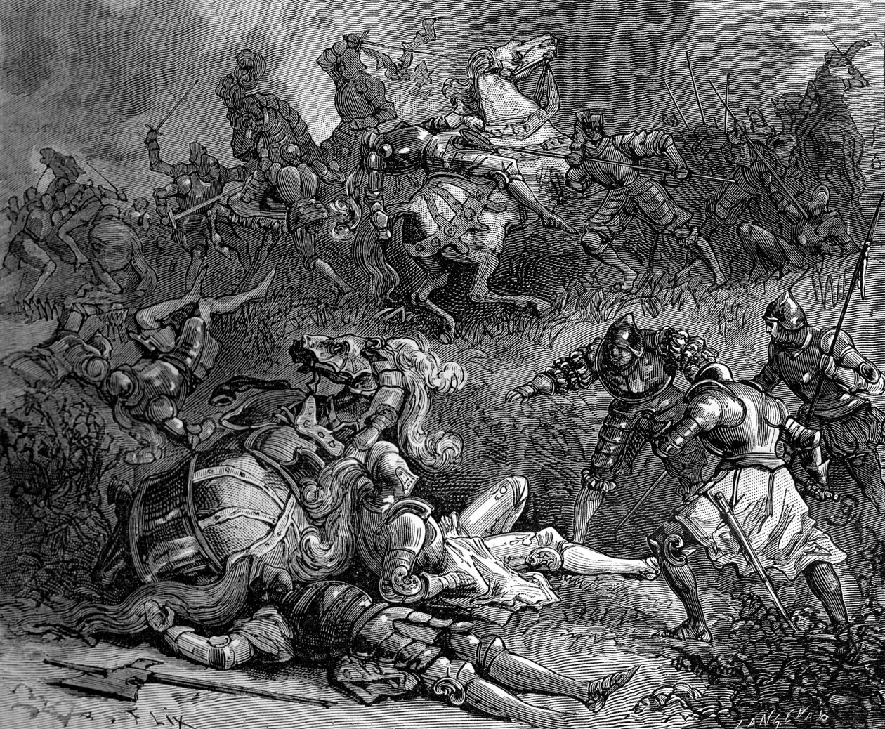 Franciszek I z Francji oblegający Pawię we Włoszech, 28 października 1524 1882-1884. autorstwa Frederic Lix