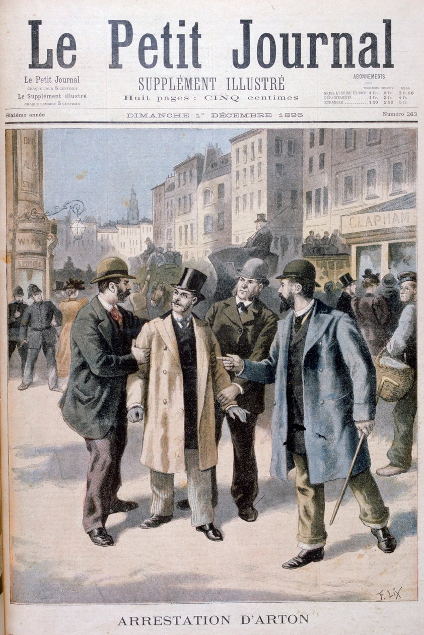 Aresztowanie Artona, 1895 autorstwa Frederic Lix