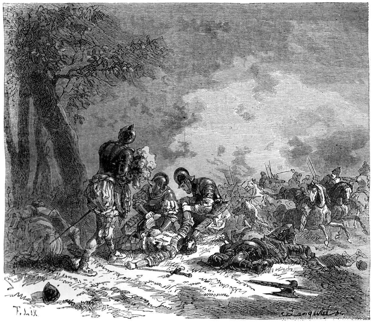 Śmierć księcia dOrange, Florencja, Włochy, 1530 1882-1884. autorstwa Frederic Lix