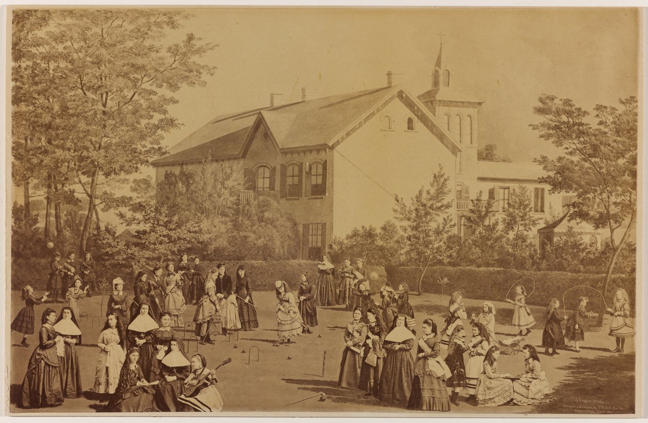 Klasztor Loretto autorstwa Frederic Marlett and James Inglis Bell Smith