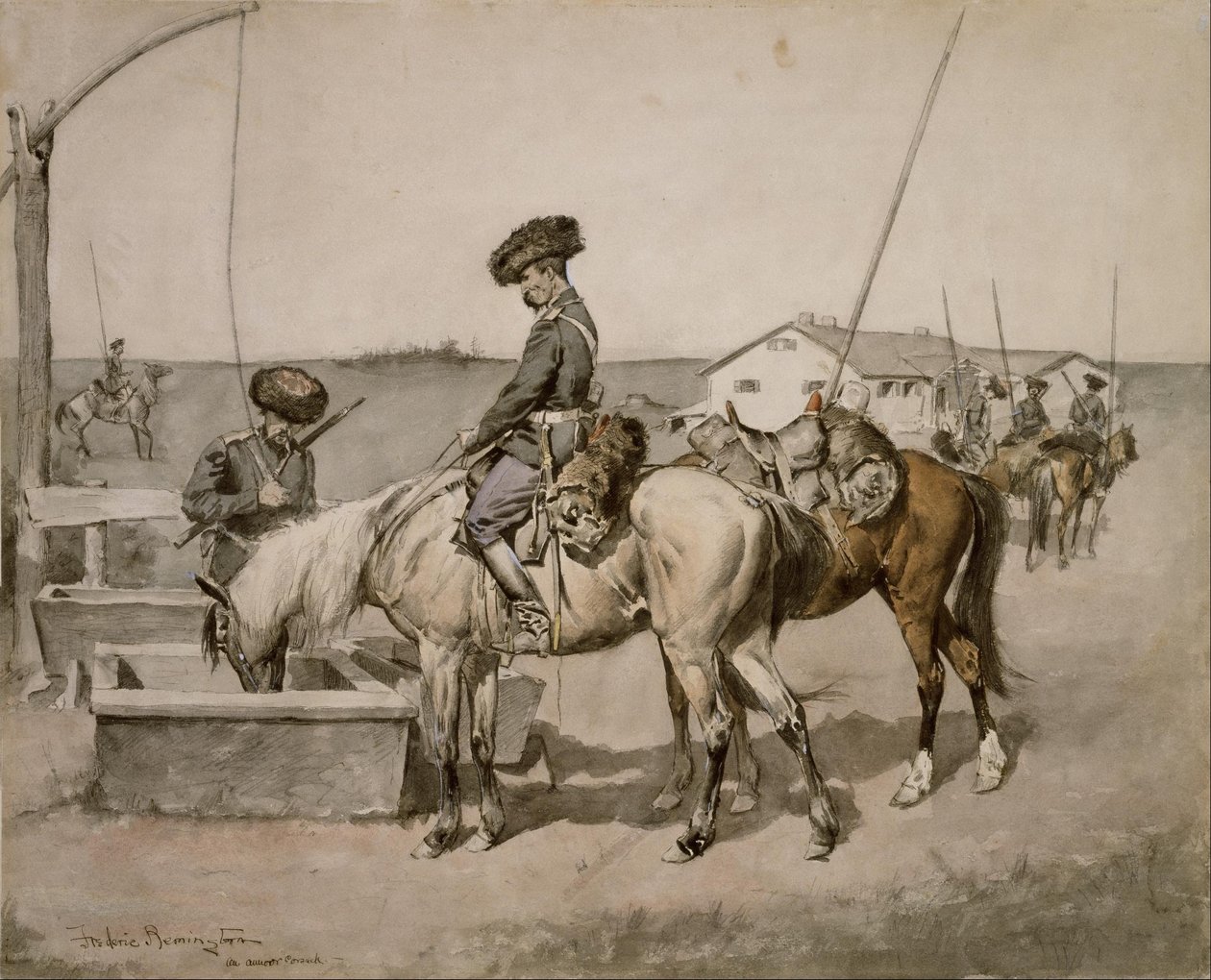 Kozak z Amoor autorstwa Frederic Remington