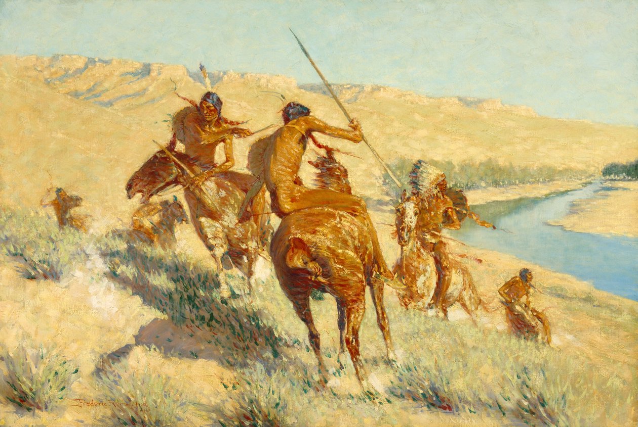Odcinek Buffalo Gun autorstwa Frederic Remington
