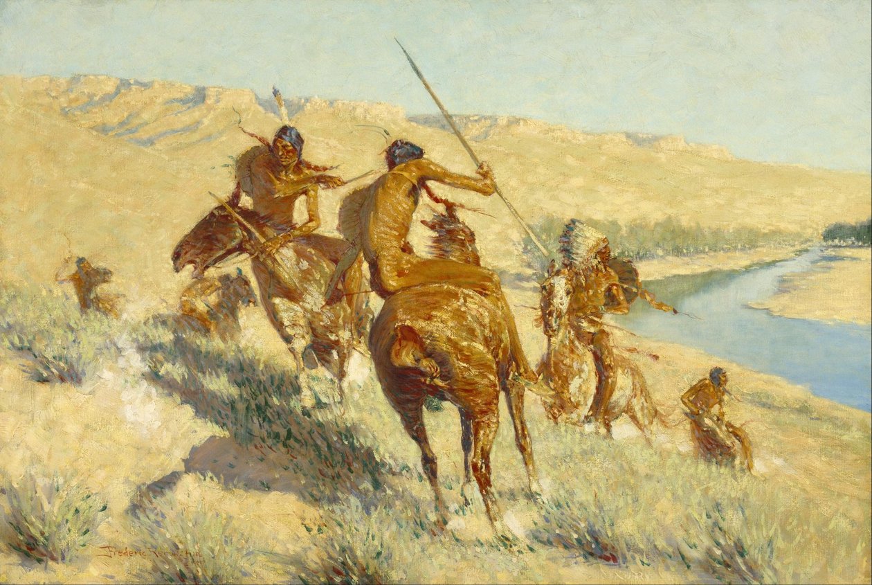 Odcinek Buffalo Gun autorstwa Frederic Remington