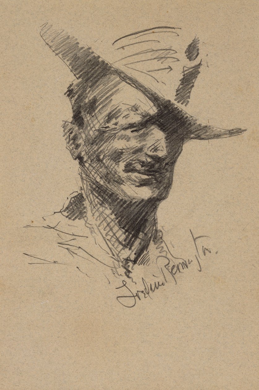 Autoportret autorstwa Frederic Remington