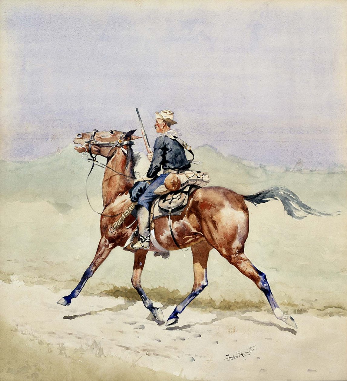 Straż Przednia autorstwa Frederic Remington