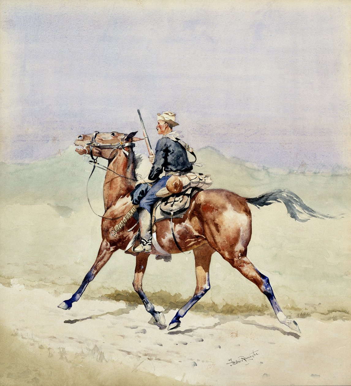 Straż Przednia autorstwa Frederic Remington