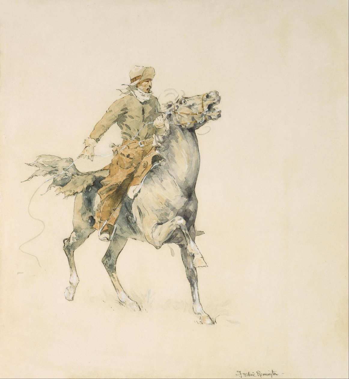 Kowboj autorstwa Frederic Remington