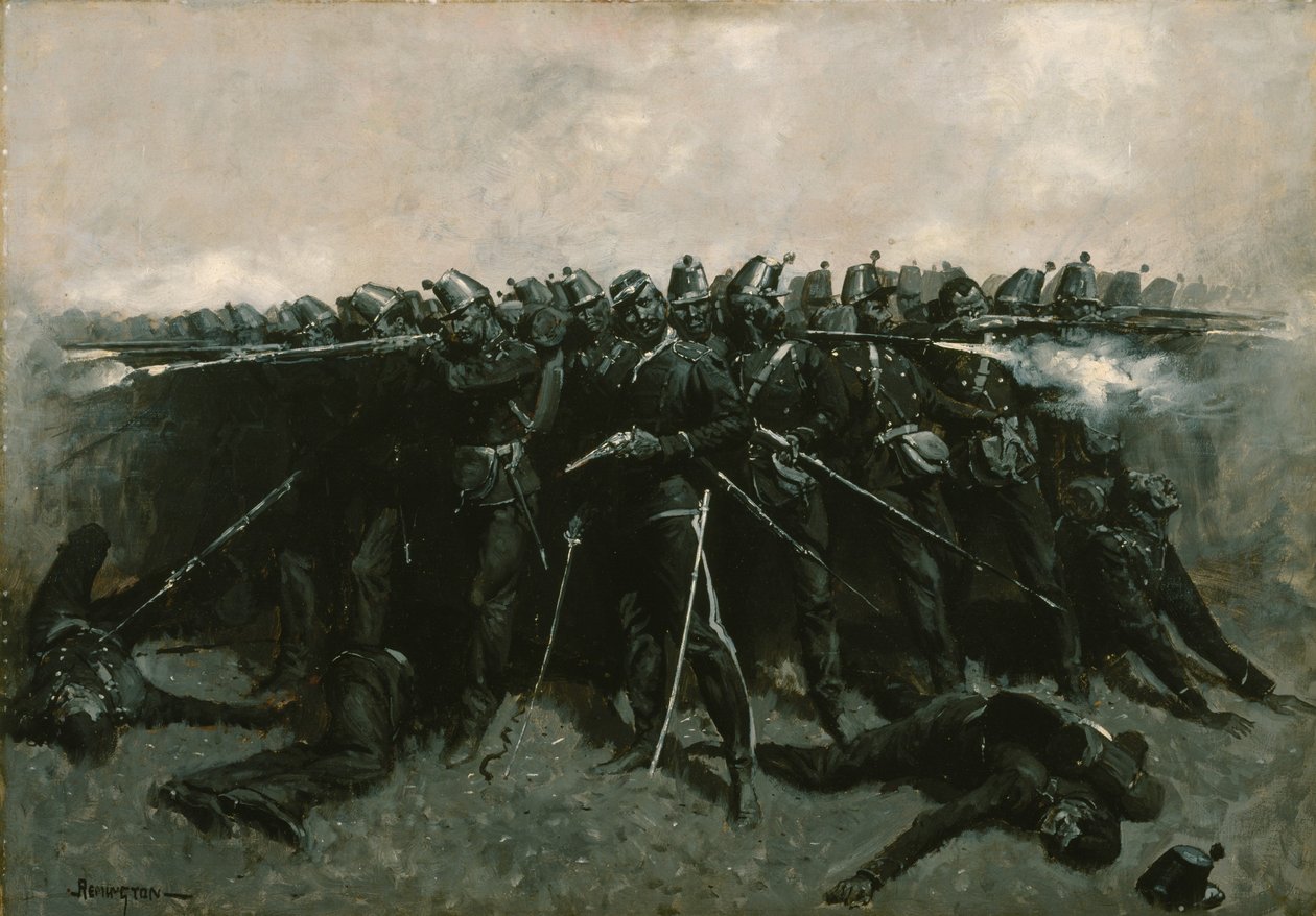 Plac Piechoty autorstwa Frederic Remington
