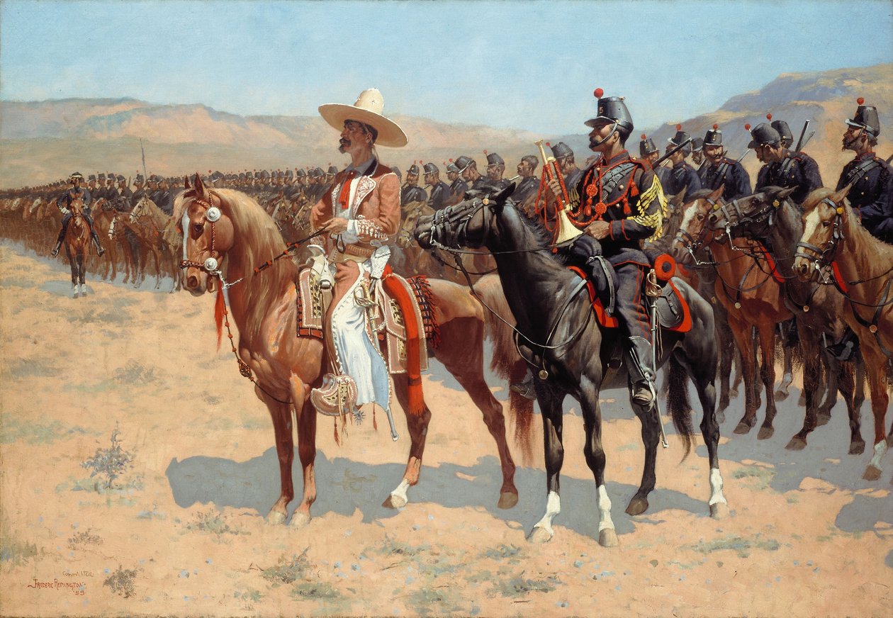 Meksykański major autorstwa Frederic Remington