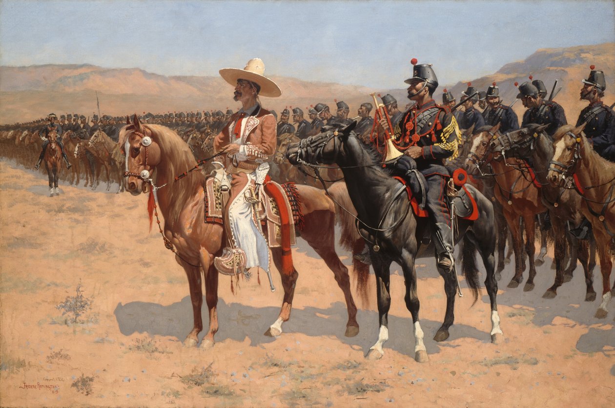 Meksykański major autorstwa Frederic Remington