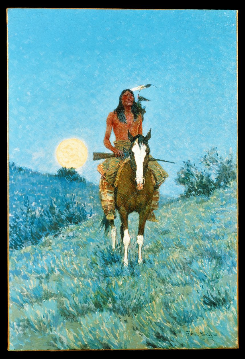 Odstający, 1909 autorstwa Frederic Remington