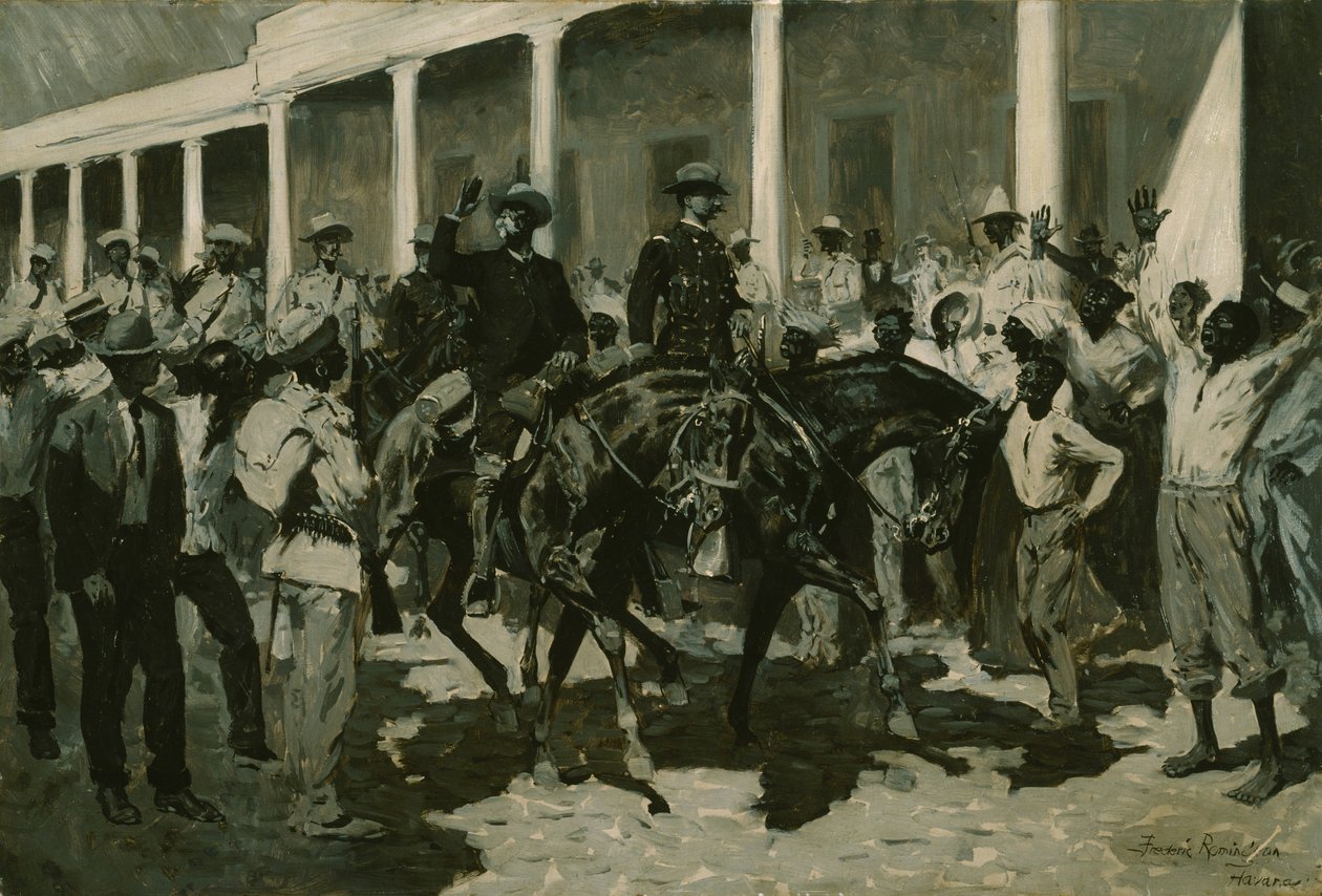 Powrót Gomeza do Hawany autorstwa Frederic Remington