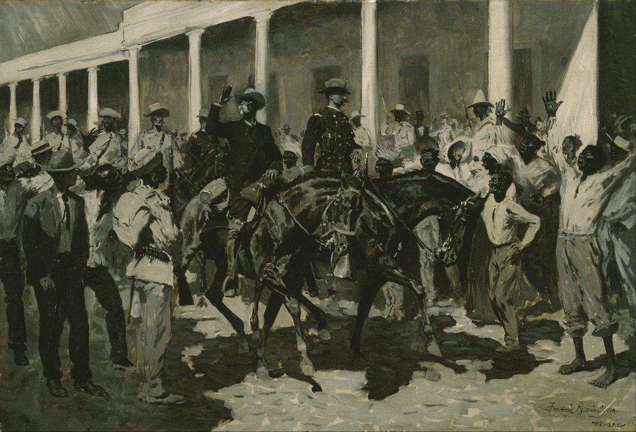 Powrót Gomeza do Hawany autorstwa Frederic Remington