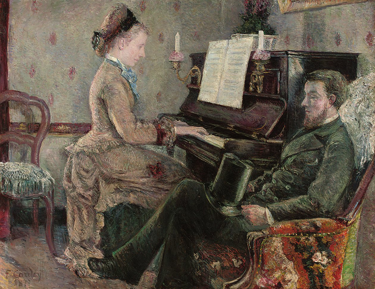 Zniewolona publiczność, 1877 autorstwa Frederic Samuel Cordey