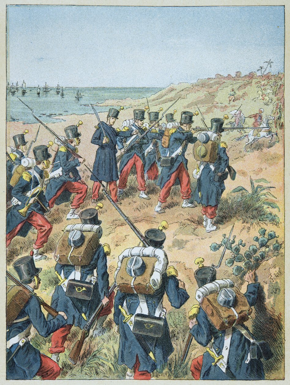 Osiadanie Francuzów w Algierii, 14 czerwca autorstwa Frederic Theodore Lix