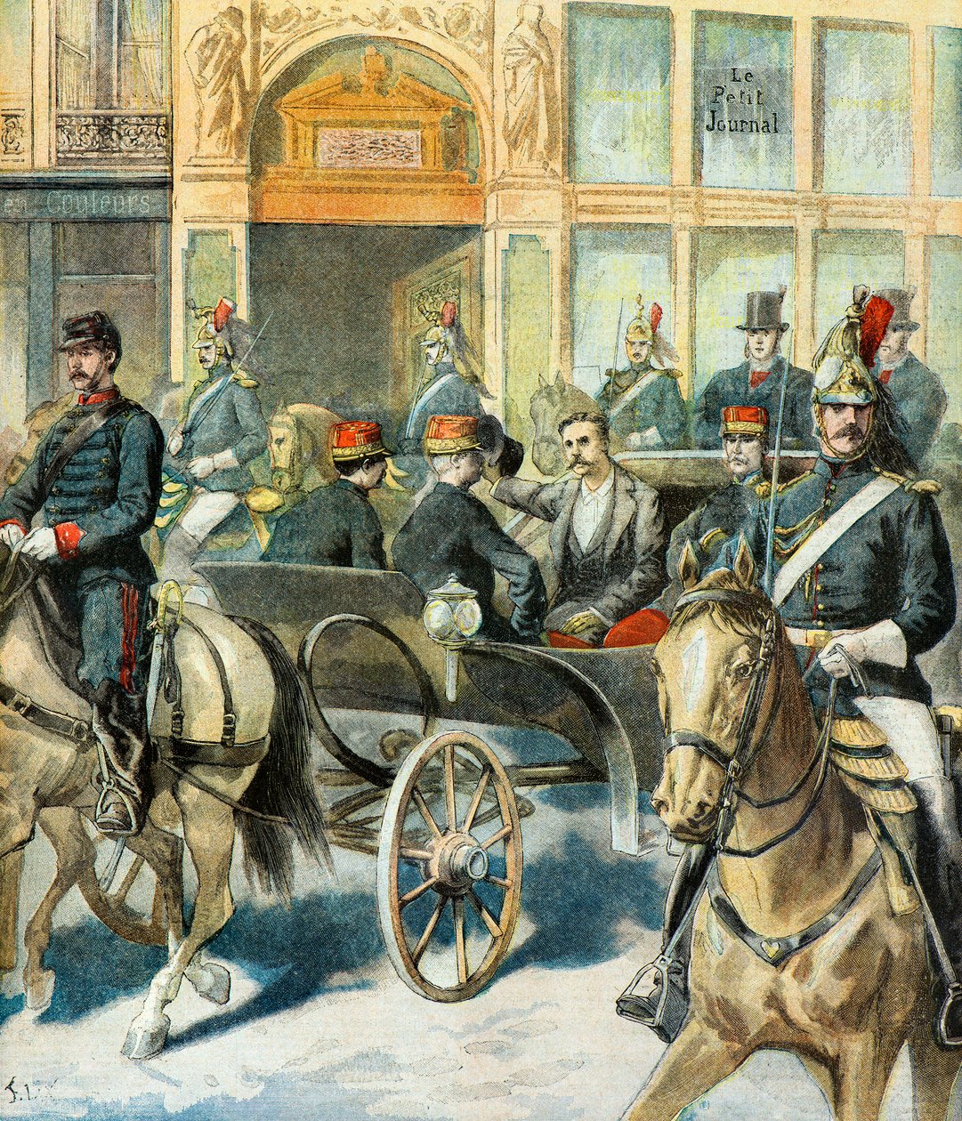 Prezydent Republiki Kazimierz Perier powraca autorstwa Frederic Theodore Lix