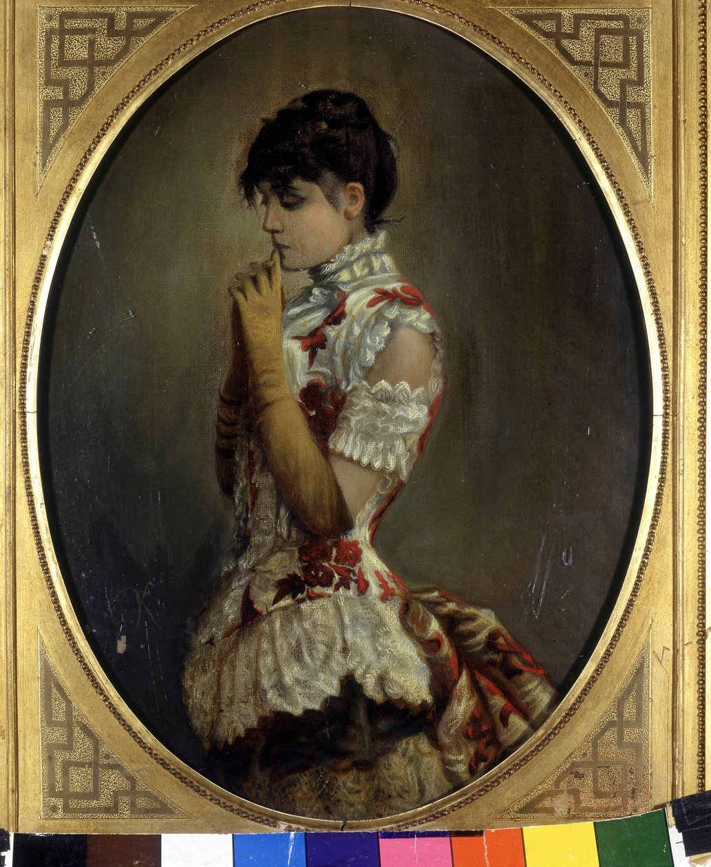 Portret Eleonory Duse (1858 - 1924) autorstwa Frederich August Kaulbach