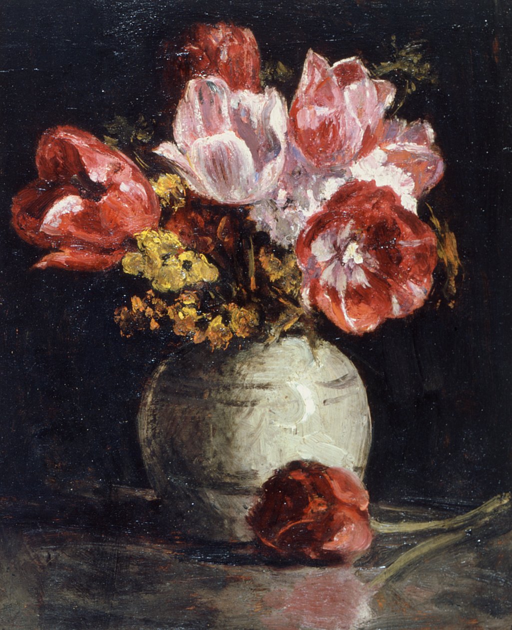 Wazon kwiatów autorstwa Frederick Brown