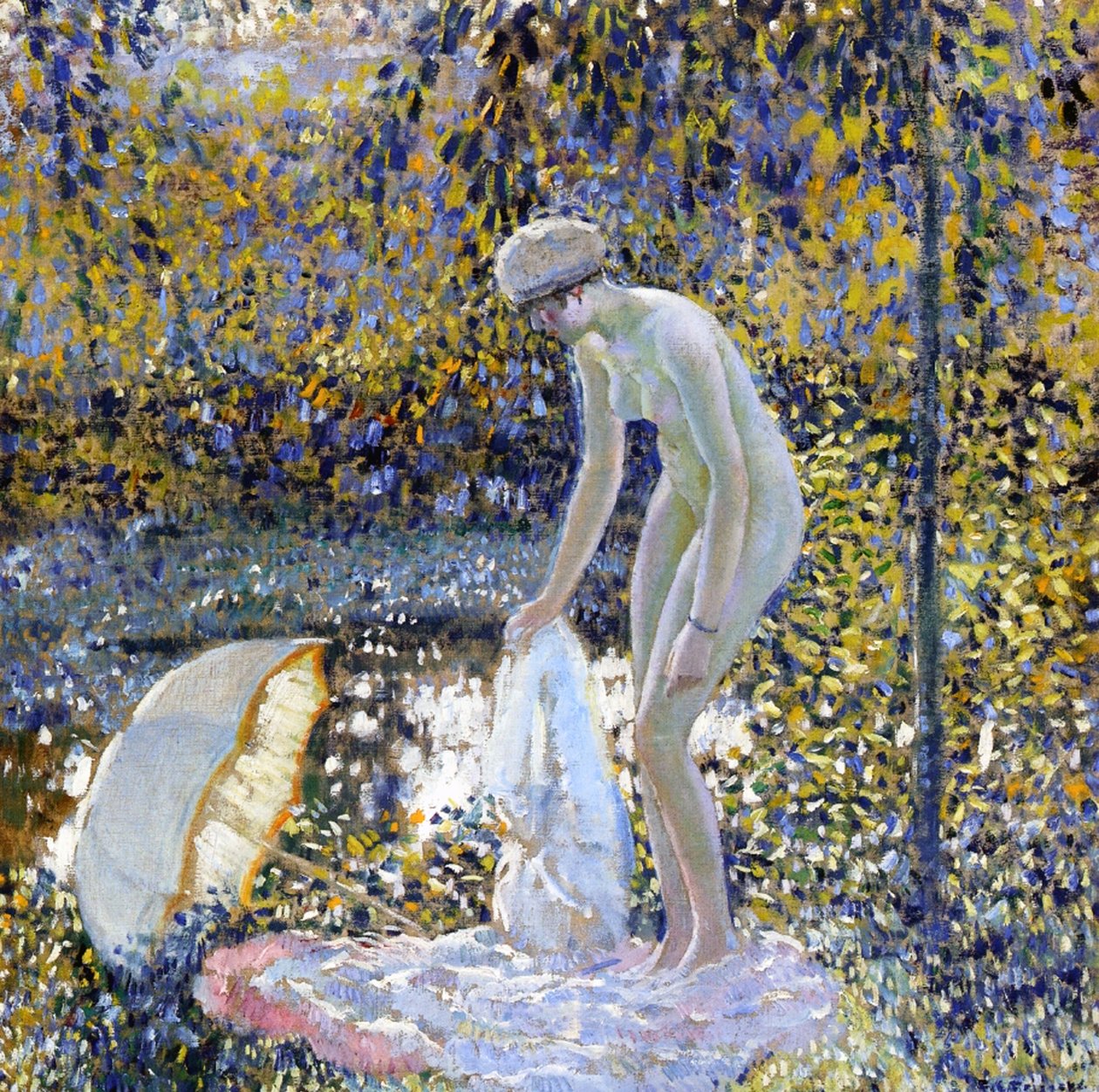 Kąpiący się, ok. 1907-14 autorstwa Frederick Carl Frieseke