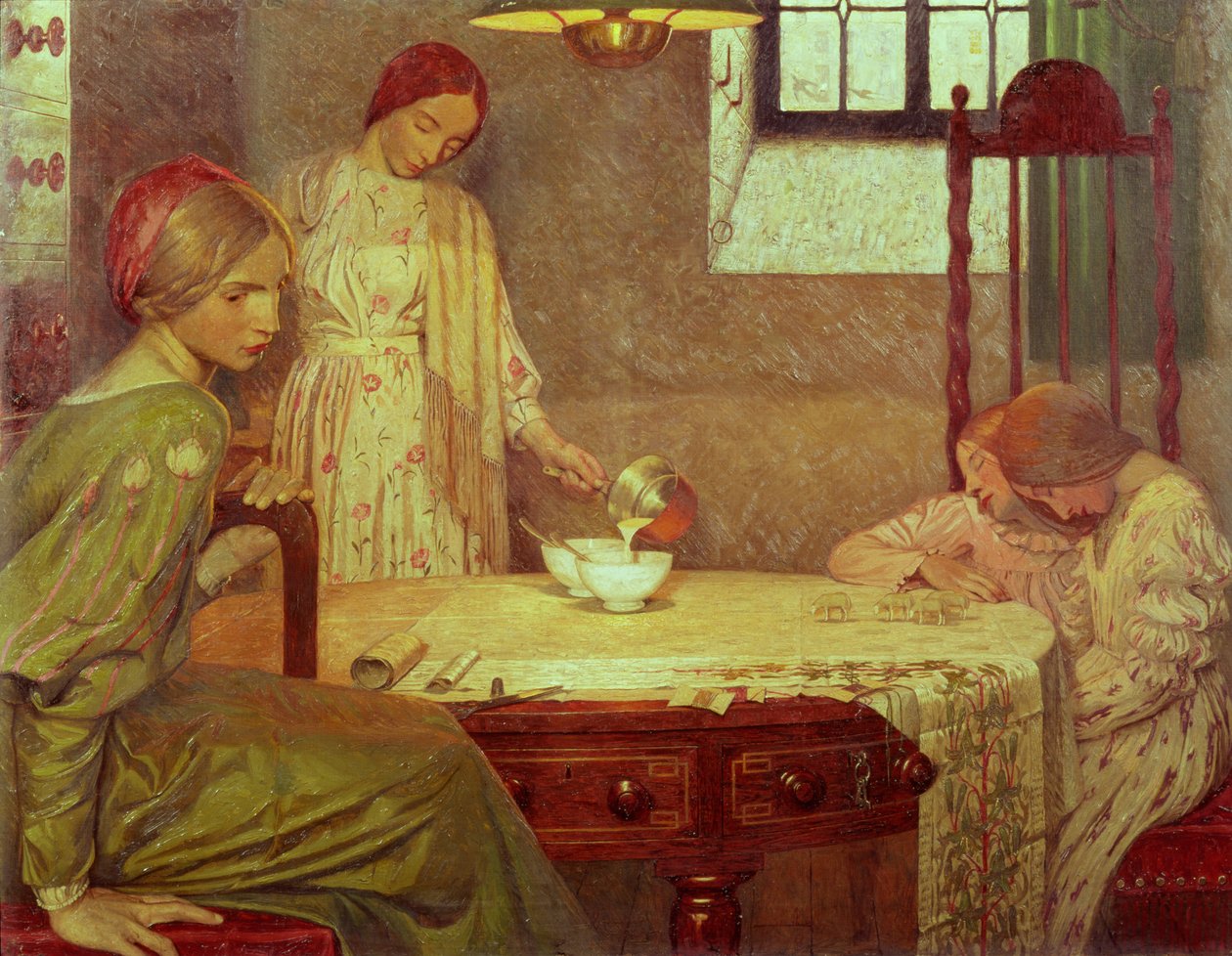 W głębi zimy autorstwa Frederick Cayley Robinson