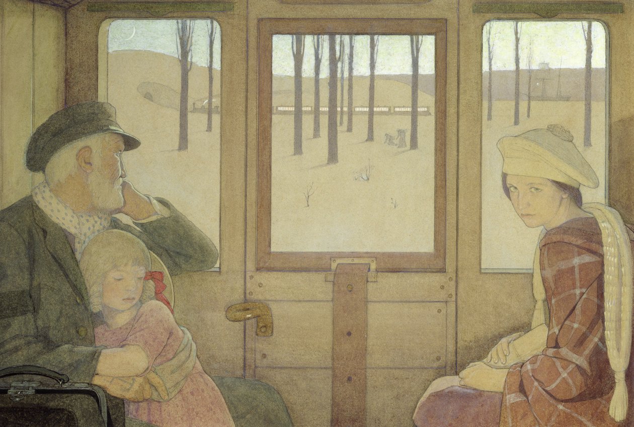 Długa podróż, 1923 autorstwa Frederick Cayley Robinson