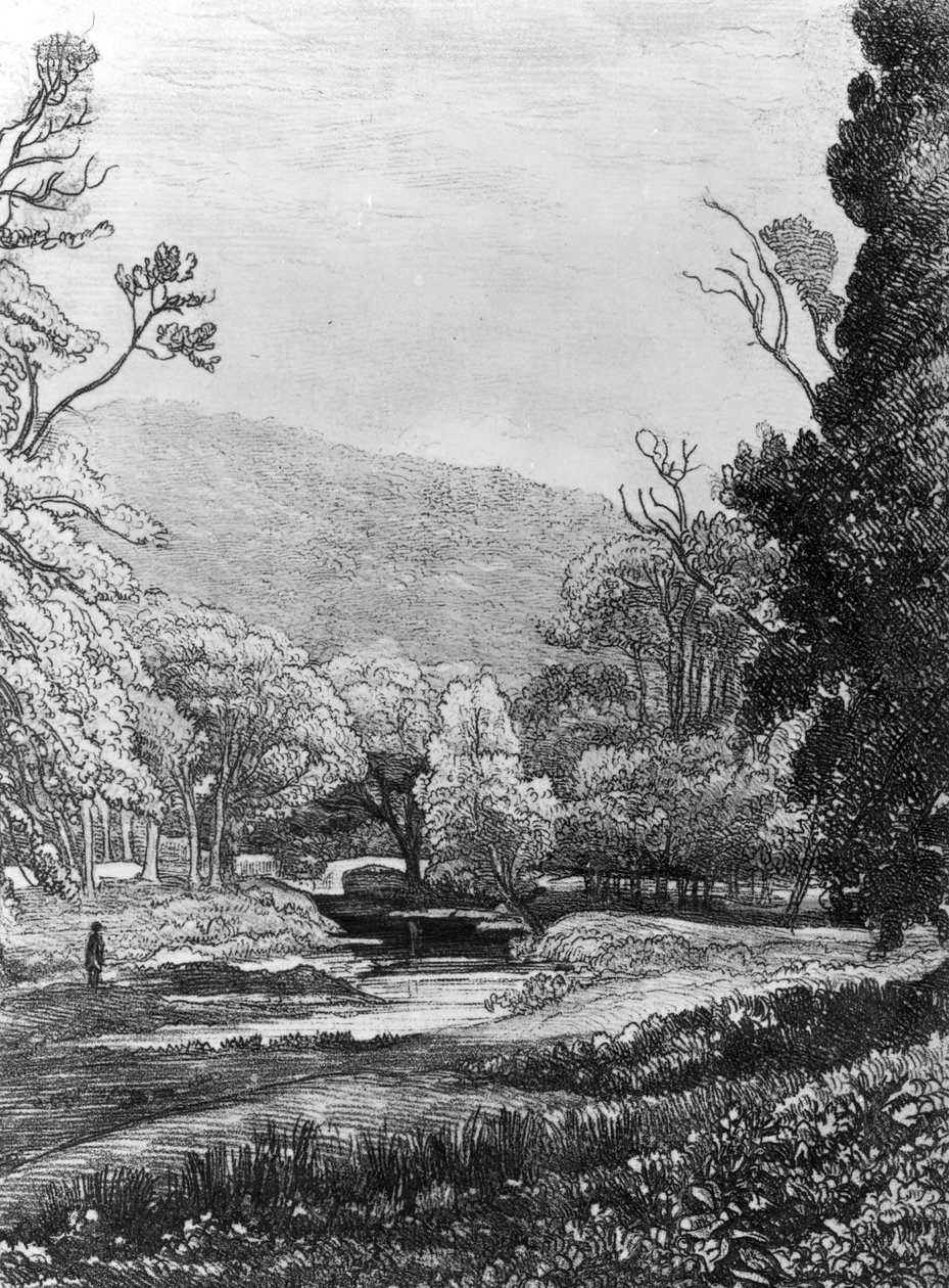Веррингтон цэцэрлэгт хүрээлэнд, 1823 онд autorstwa Frederick Christian Lewis