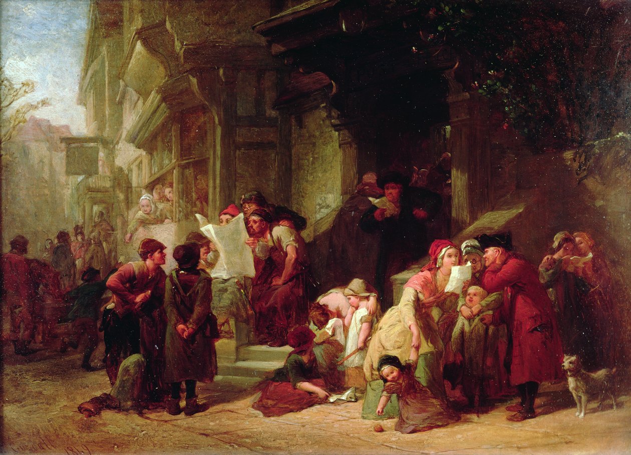 Wiejski Urząd Pocztowy autorstwa Frederick Goodall