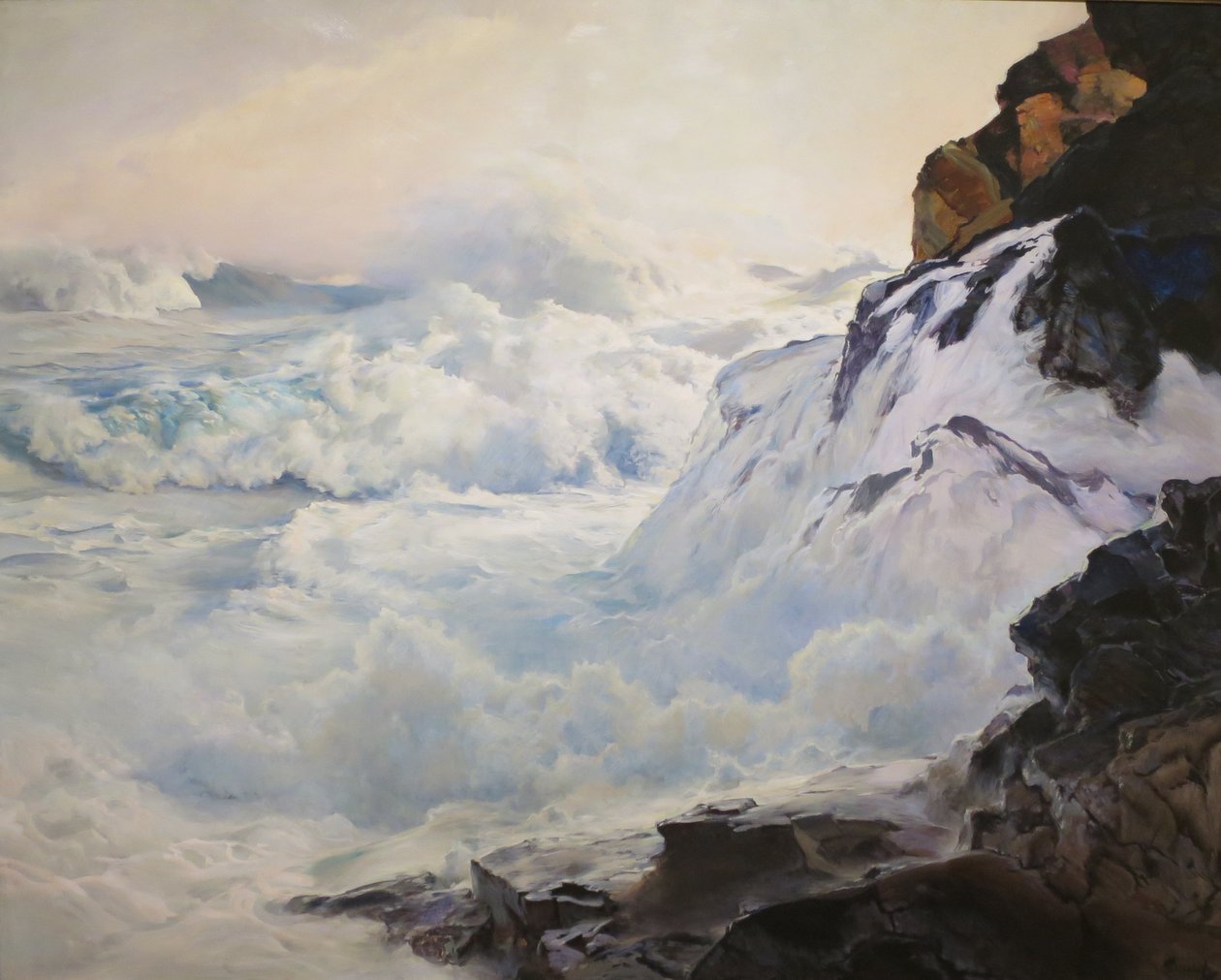 Duszenie surfowania autorstwa Frederick Judd Waugh