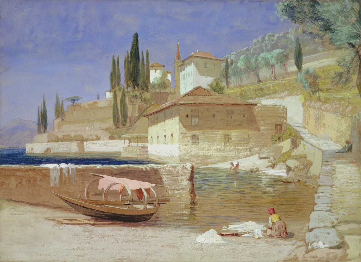 Varenna, Jezioro Como autorstwa Frederick Lee Bridell