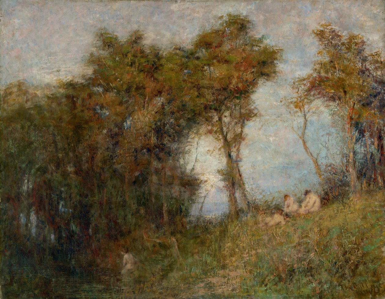 Poświata (letni wieczór) autorstwa Frederick McCubbin