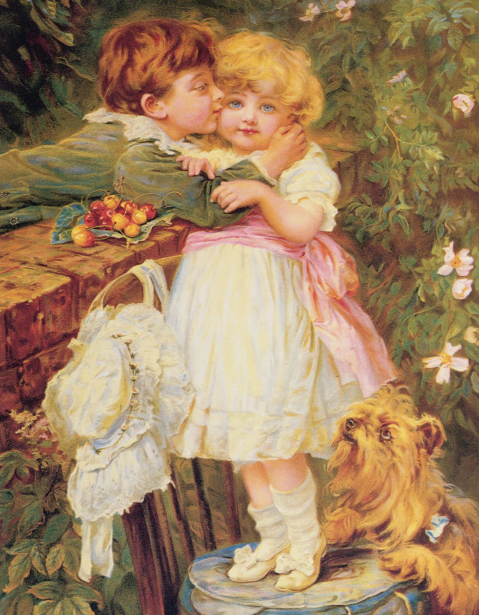 Za murem ogrodu autorstwa Frederick Morgan