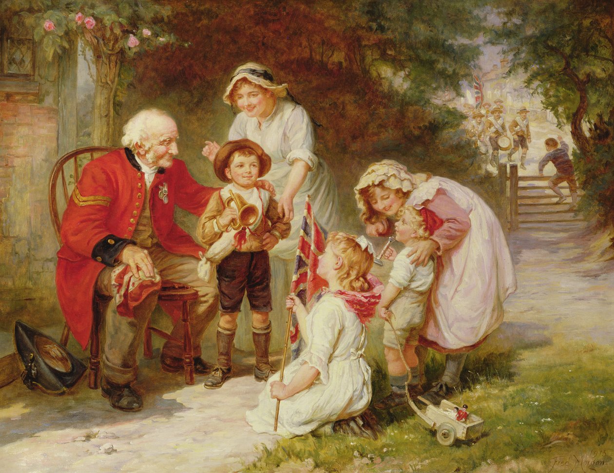 Stary Żołnierz autorstwa Frederick Morgan