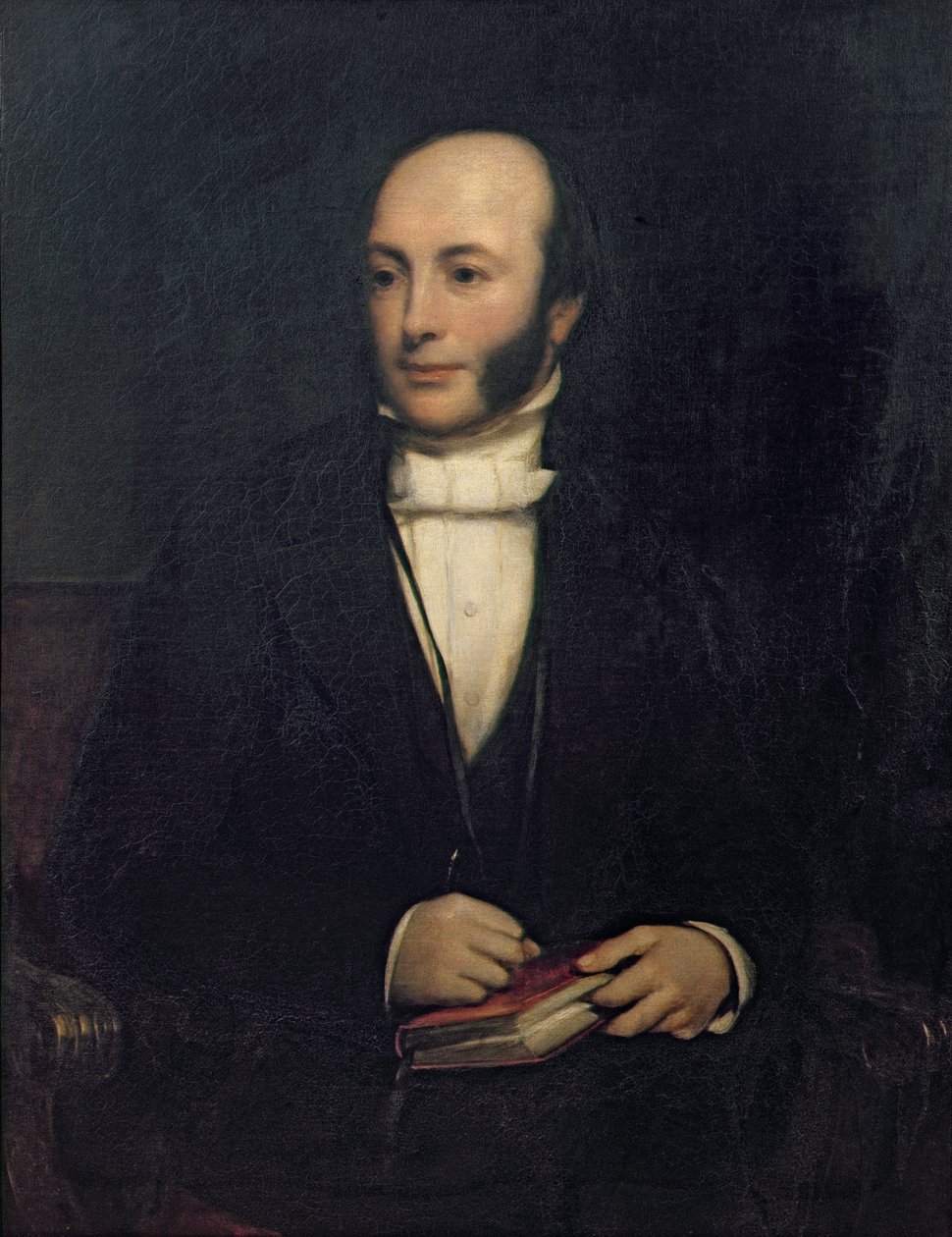 Portret ks. Johna Barlowa (1798-1869) autorstwa Frederick Richard Pickersgill