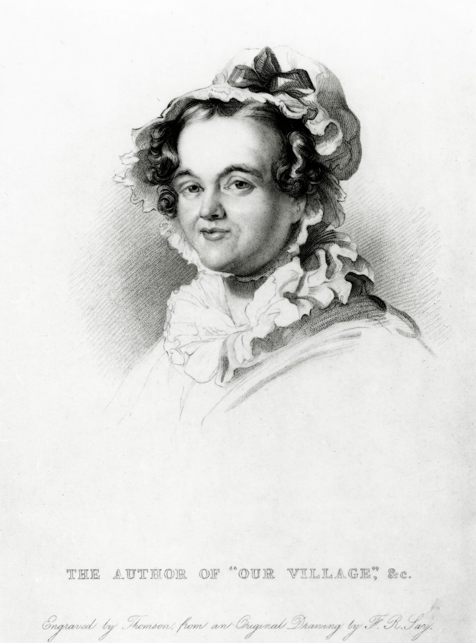 Mary Russell Mitford, grawerowane przez Thomsona autorstwa Frederick Richard Say