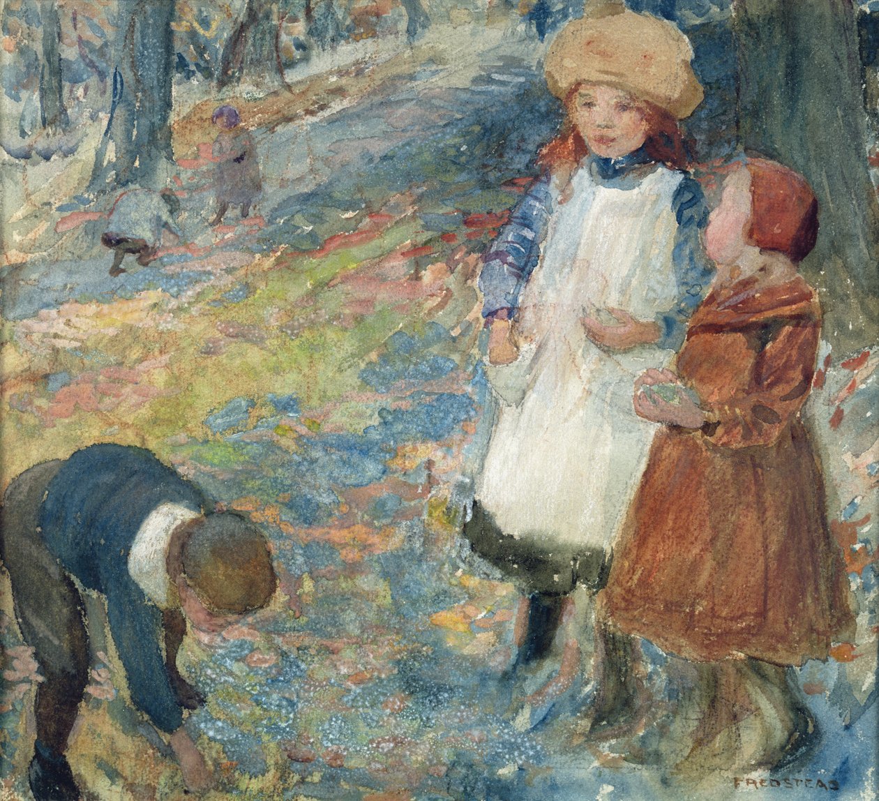 Dzieci w lesie autorstwa Frederick Stead
