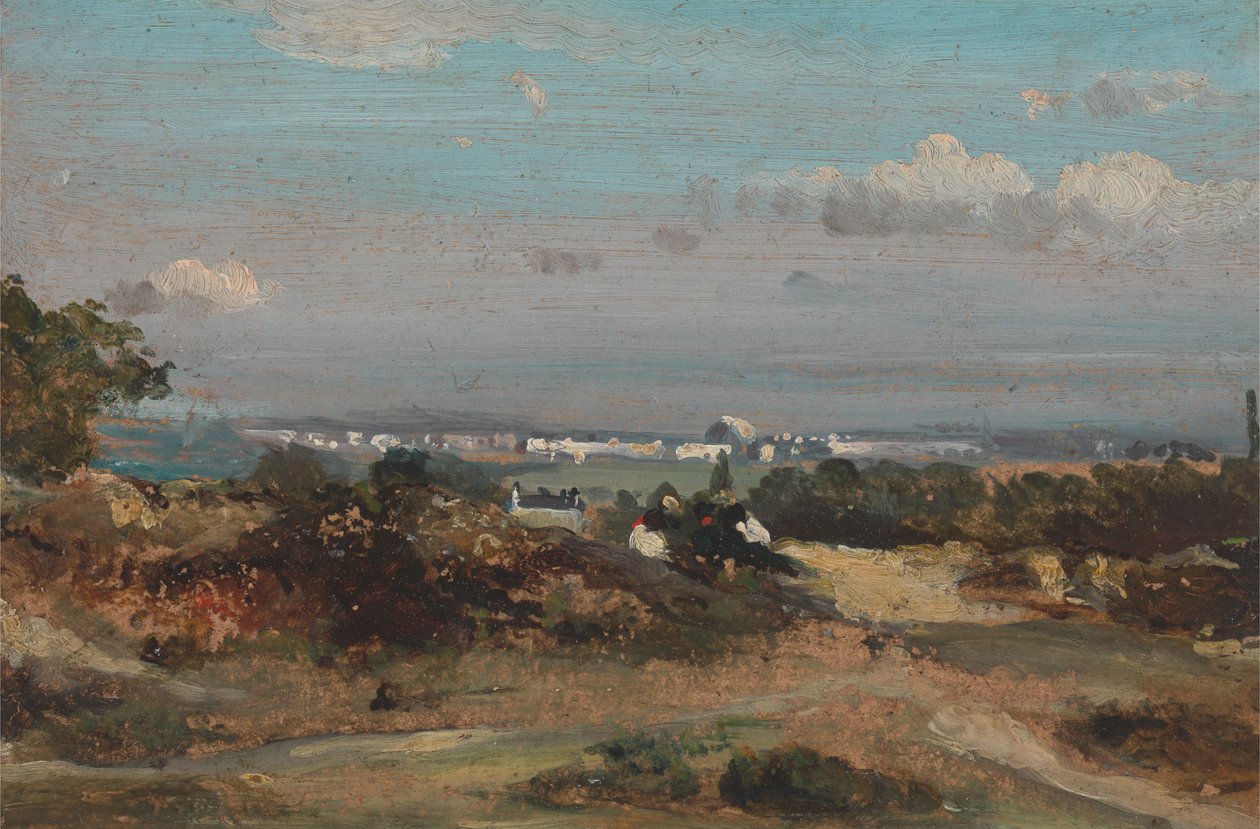 Widok w Suffolk autorstwa George Frederick Watts