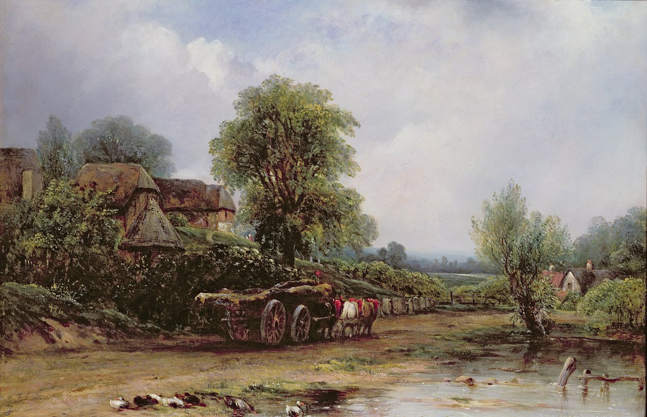 Drewniany Wóz autorstwa Frederick Waters Watts