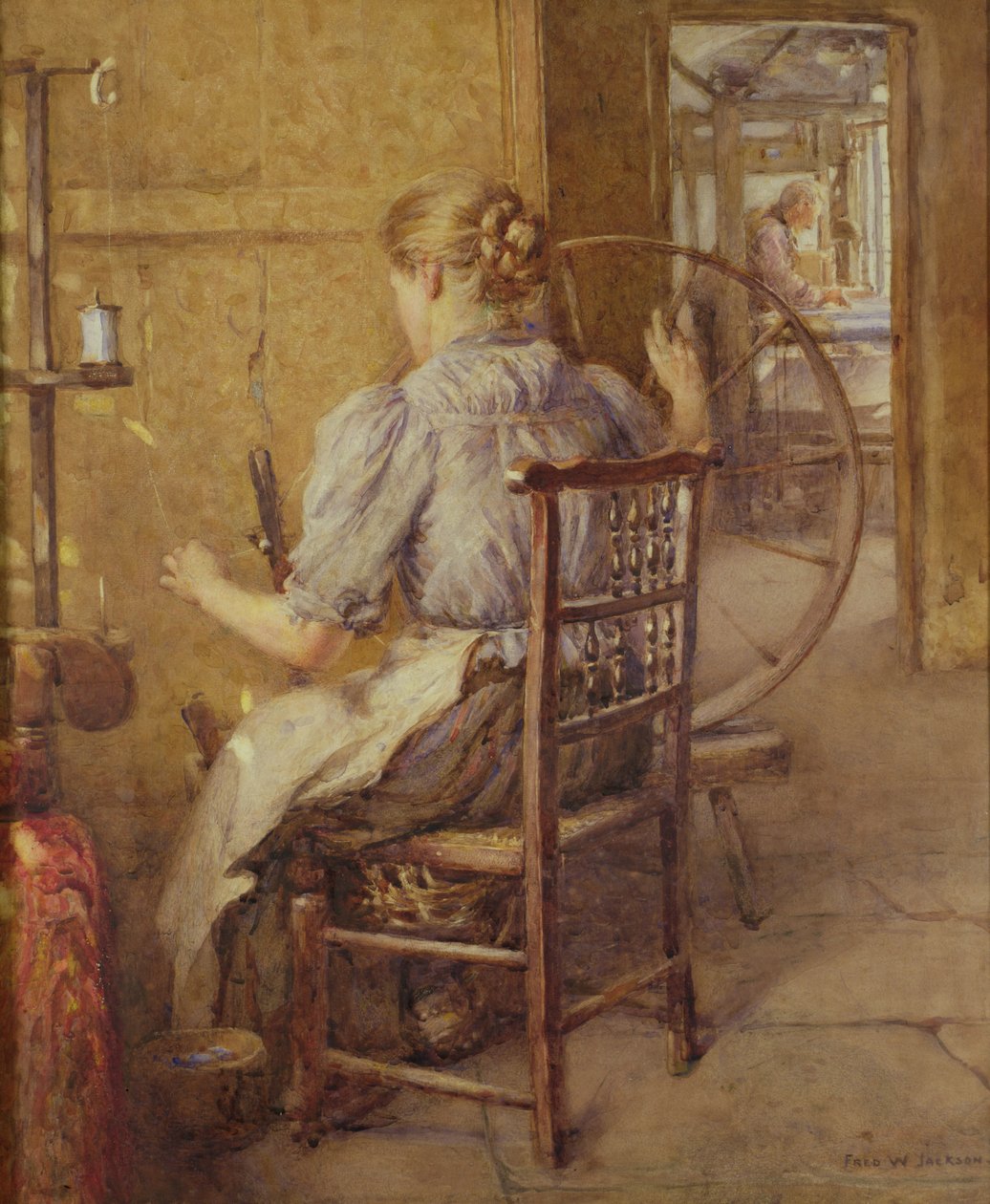 Kołowrotek autorstwa Frederick William Jackson