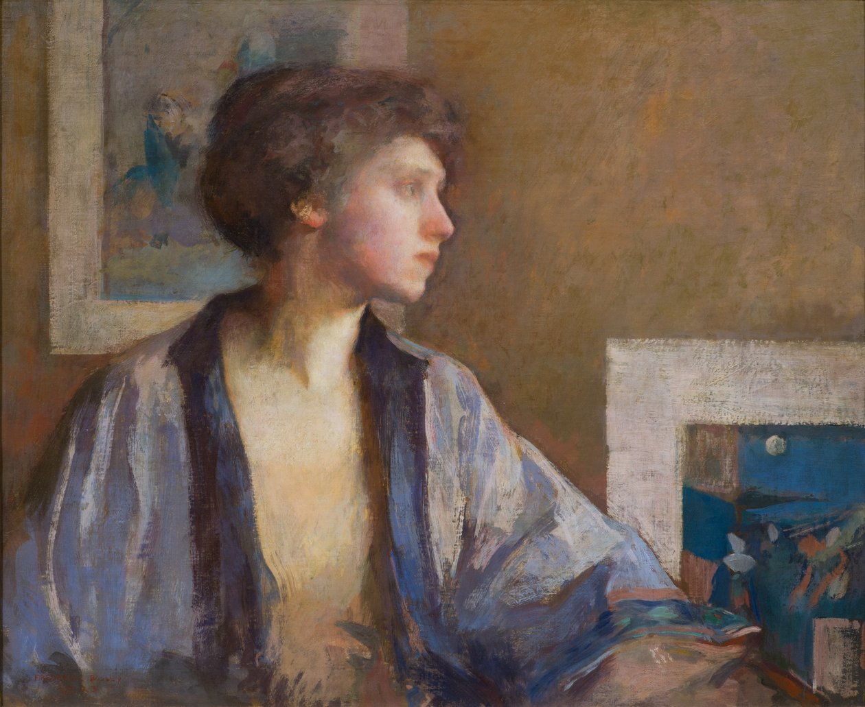 Niebieskie Kimono autorstwa Fredericka Andrew Bosleya autorstwa Frederick Andrew Bosley