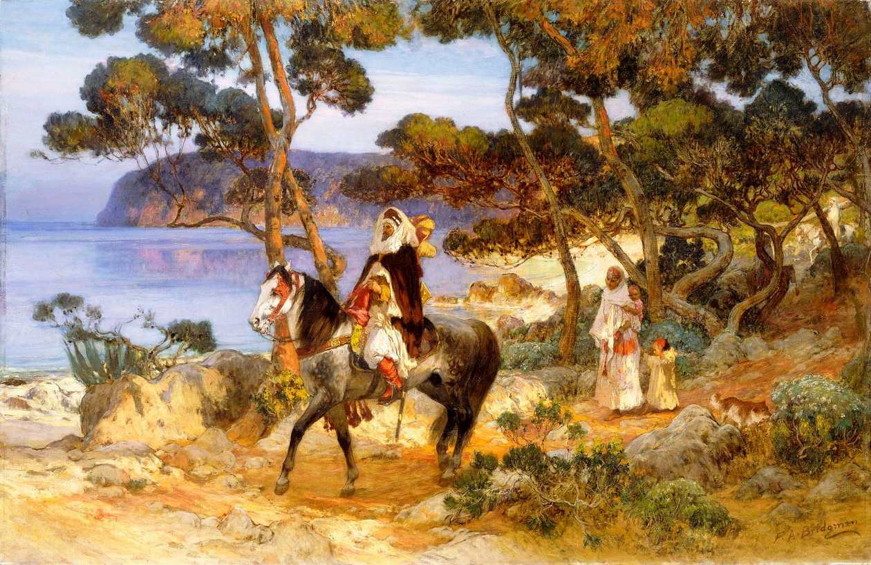 Szlak przybrzeżny, autorstwa Frederick Arthur Bridgman