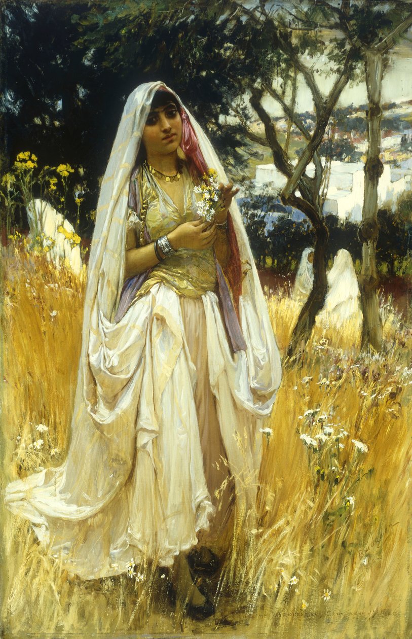 Młoda Maurengue, kampania Alaer autorstwa Frederick Arthur Bridgman