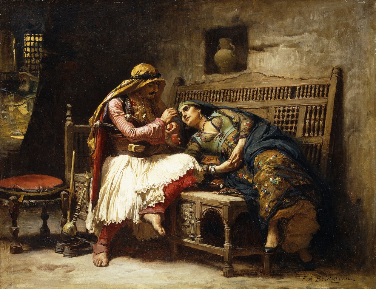 Królowo rozbójników, autorstwa Frederick Arthur Bridgman