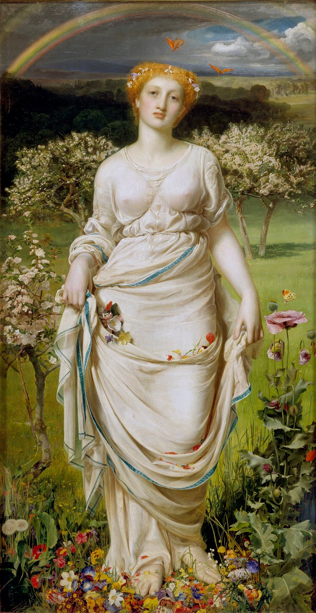 Łagodna wiosna, 1865 autorstwa Frederick Augustus Sandys