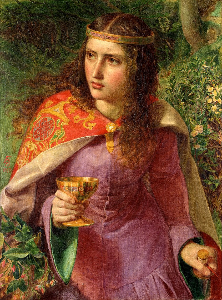 „Królowa Eleonora”, 1858 r. autorstwa Frederick Augustus Sandys