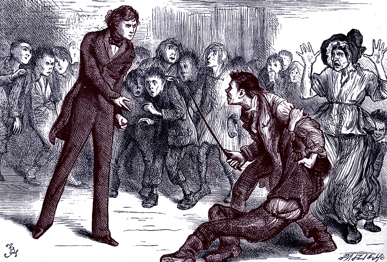 Nicholas Nickleby Charlesa Dickensa autorstwa Frederick Barnard