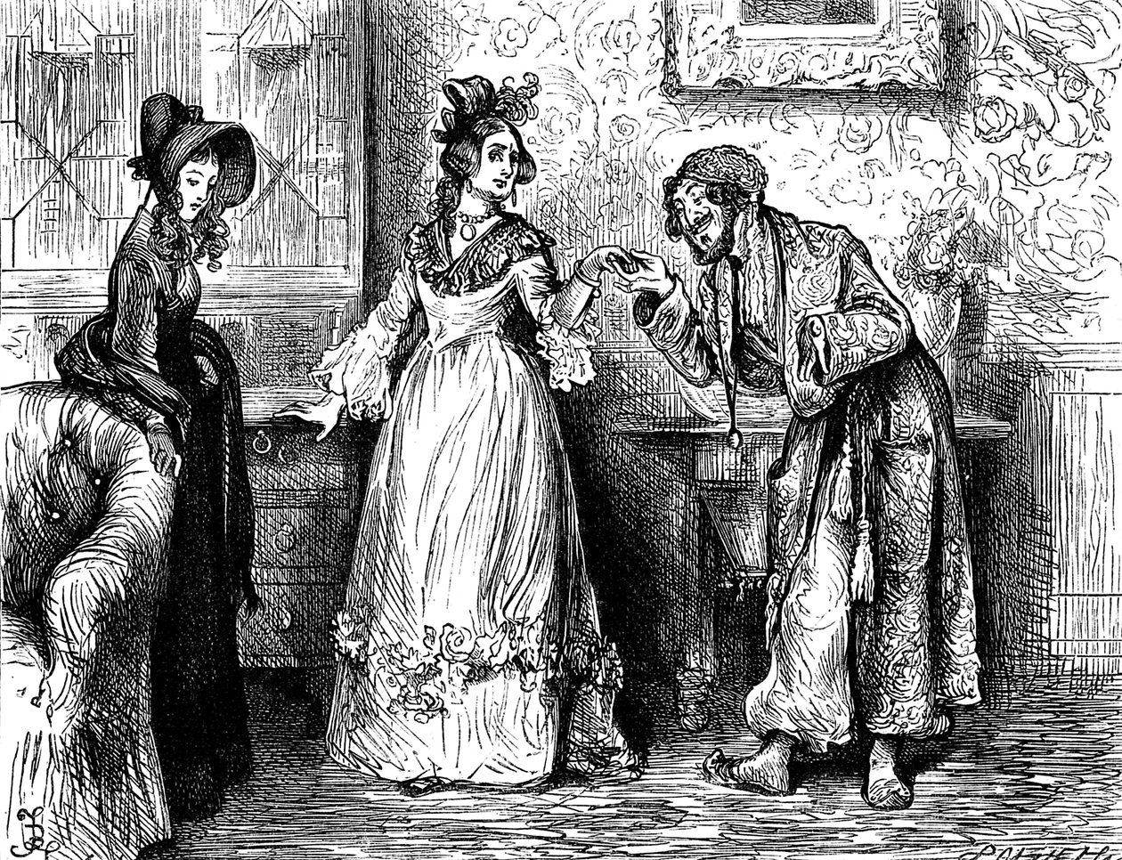 Nicholas Nickleby Charlesa Dickensa autorstwa Frederick Barnard