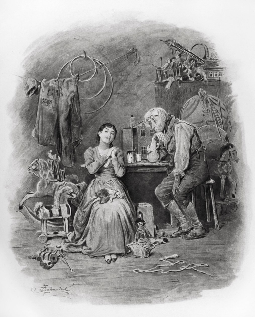 „The .” Karola Dickensa autorstwa Frederick Barnard